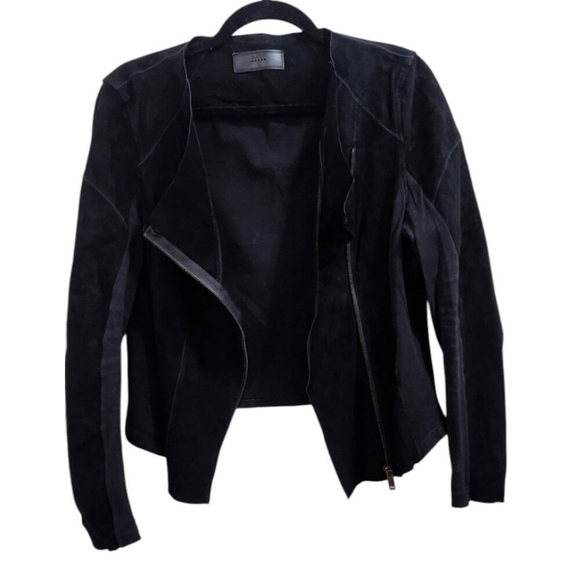 Blank NYC Suede Moto Jacket Size M - Picture 6 of 14